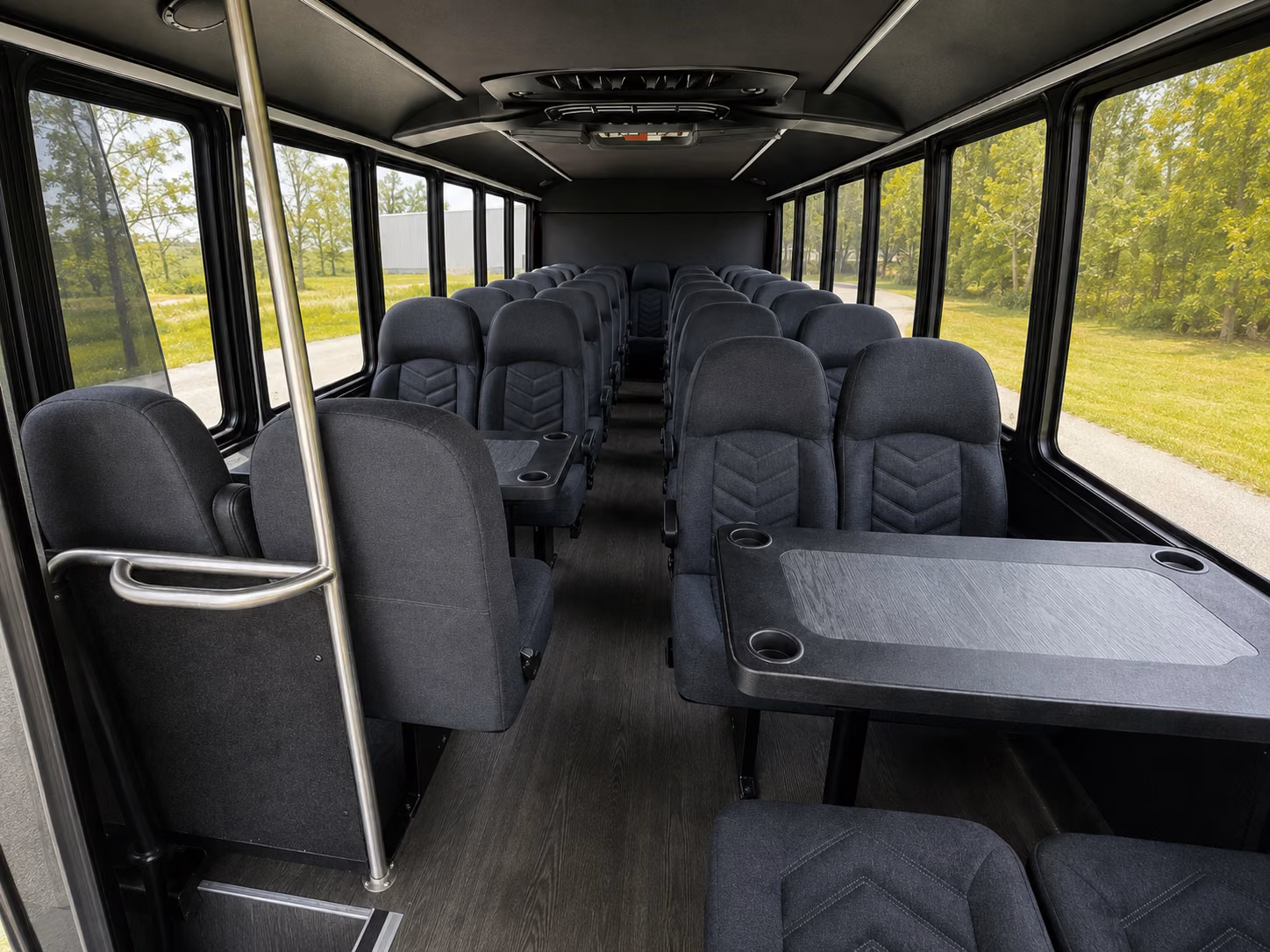 boynton beach 18 passenger minibus inside