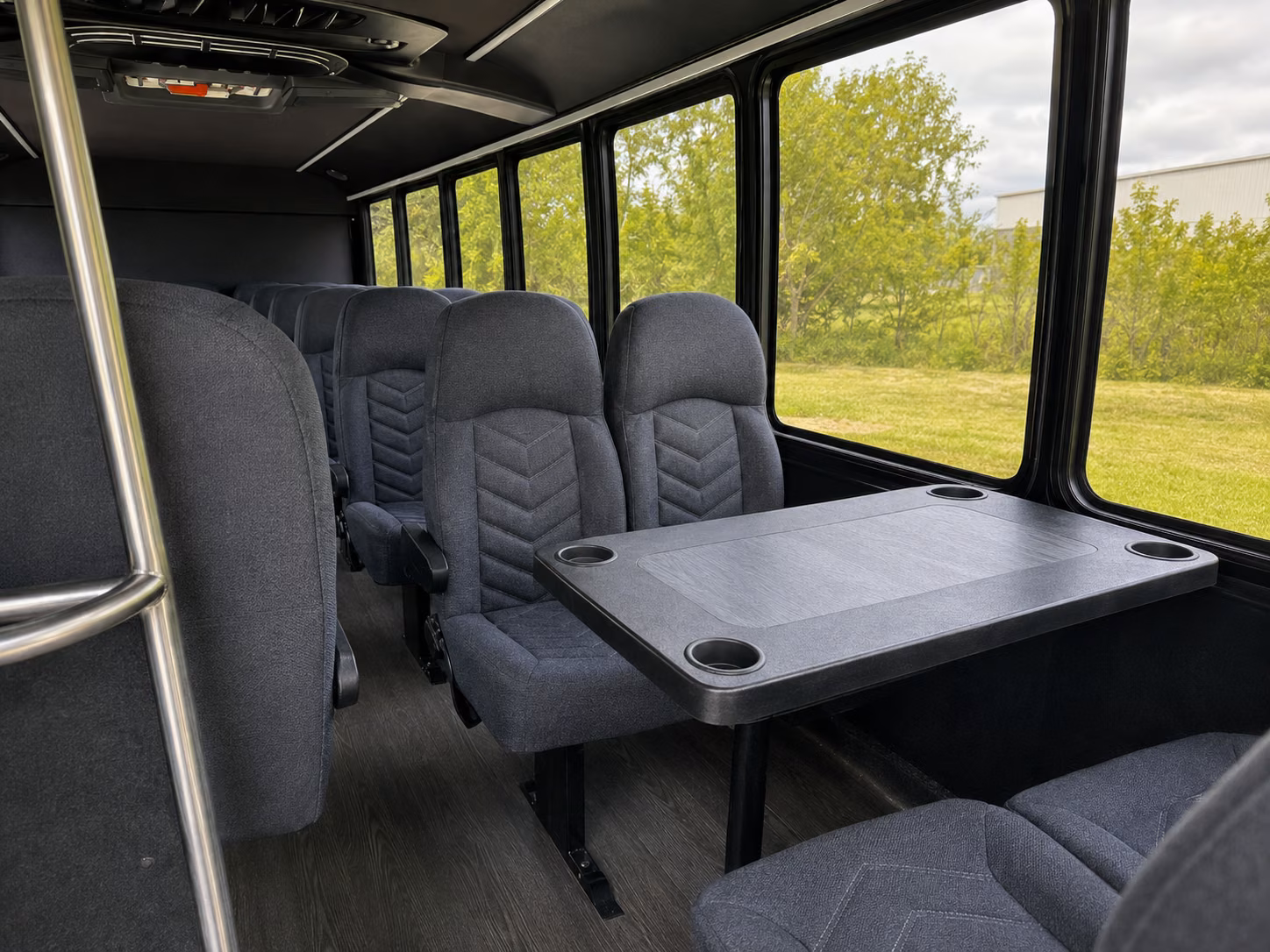 boynton beach 18 passenger minibus interior