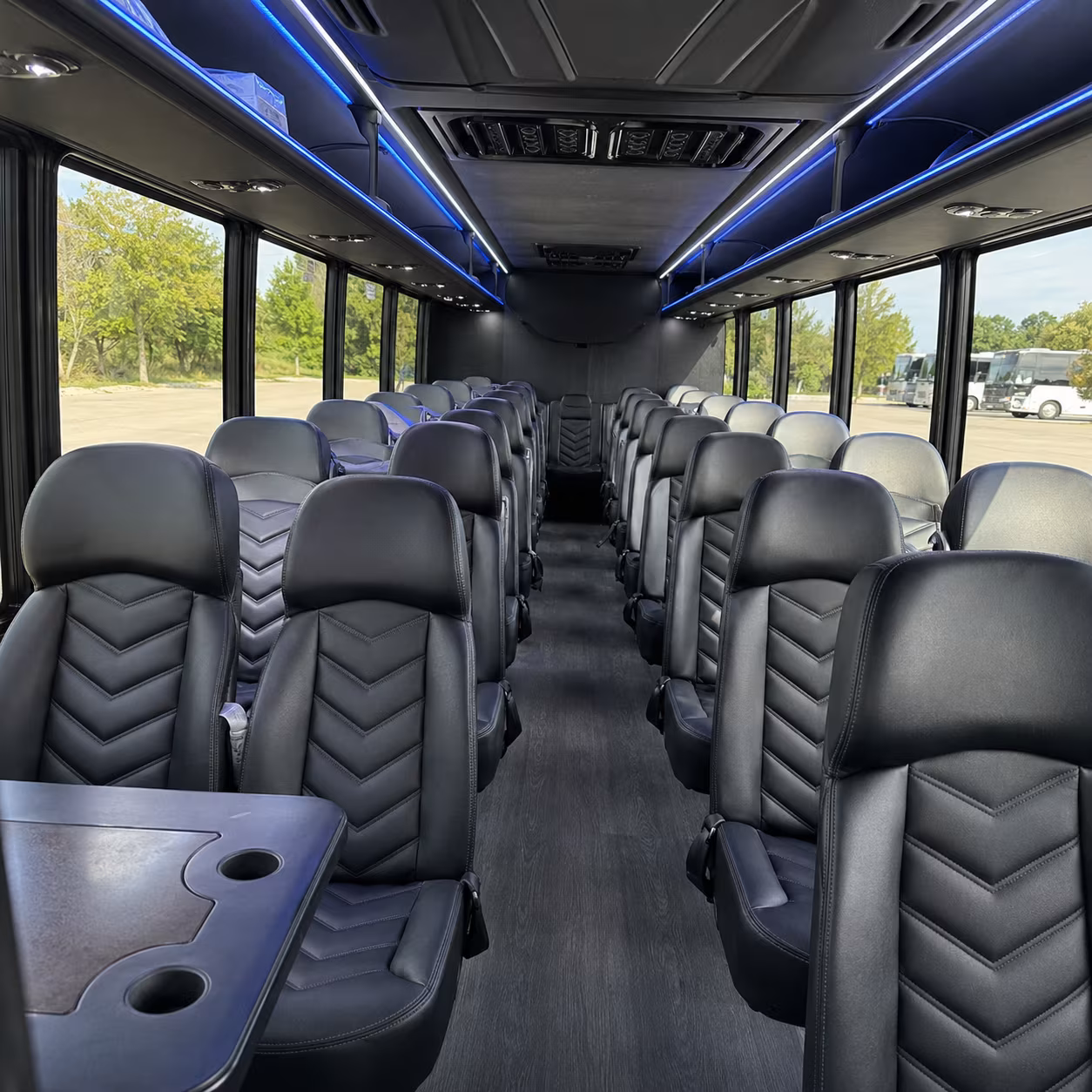 boynton beach 25 passenger minibus interior