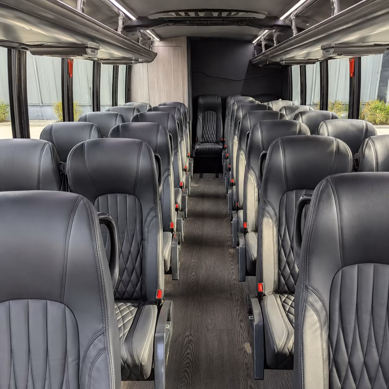 boynton beach 28 passenger minibus interior