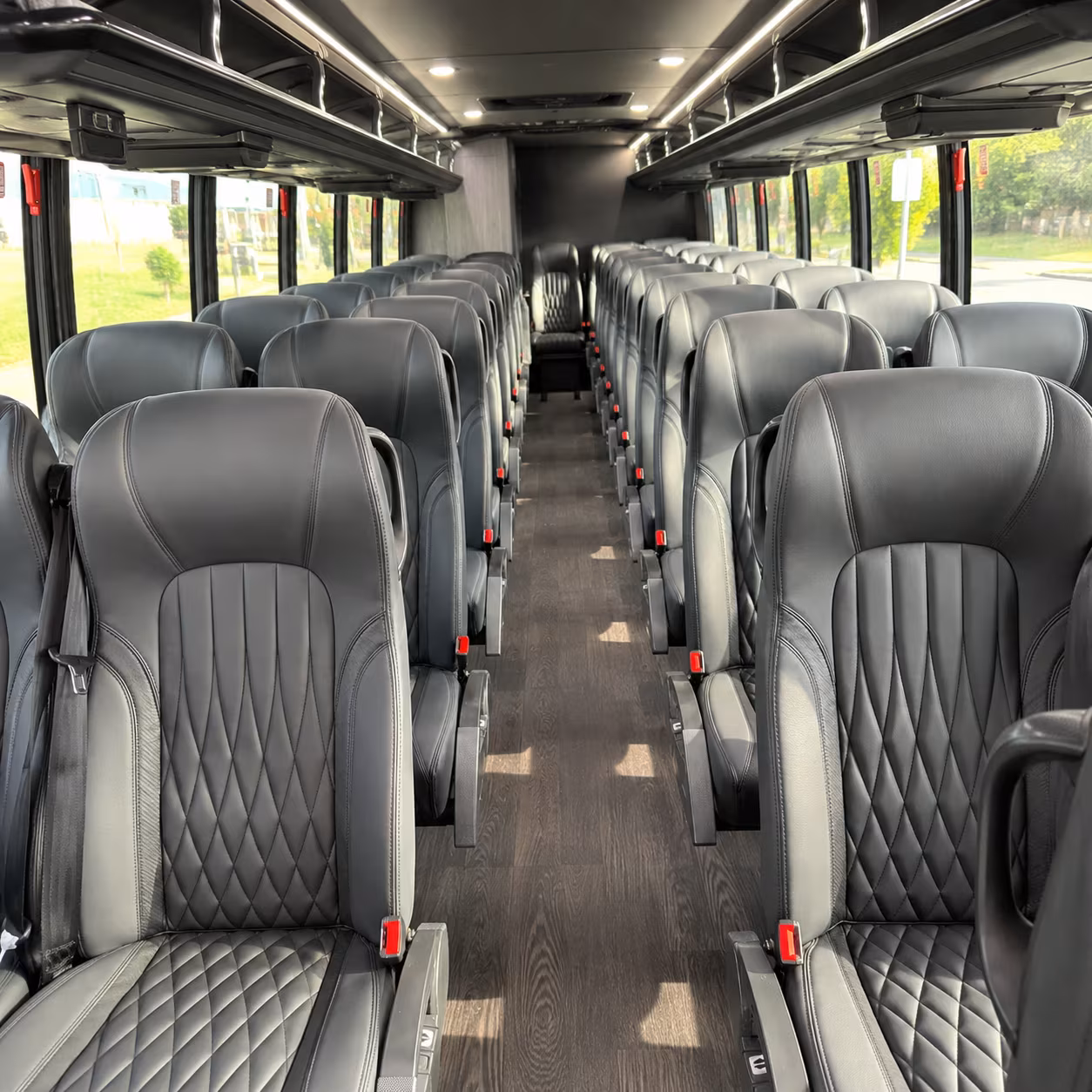 boynton beach 35 passenger minibus inside