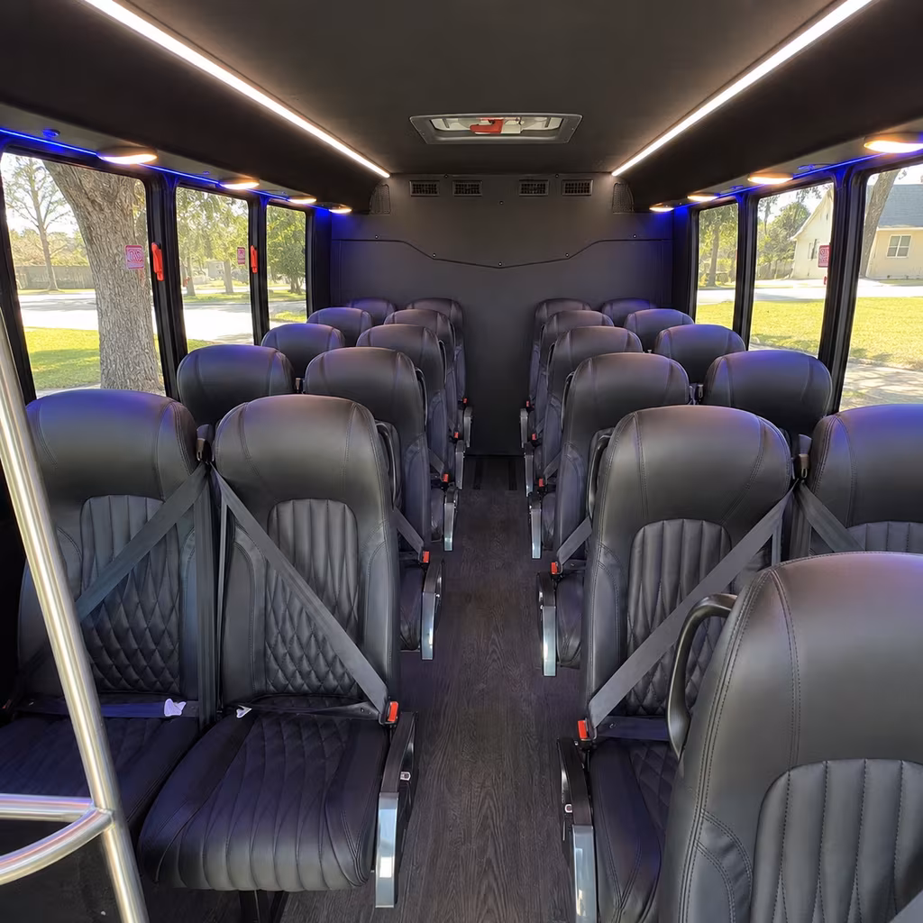 boynton beach 35 passenger minibus interior