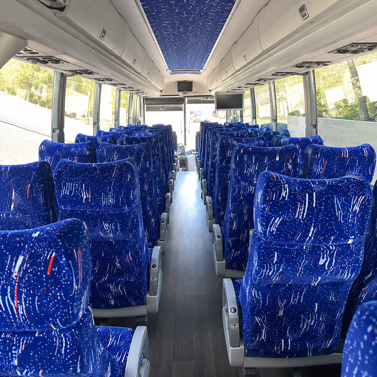 boynton beach 50 passenger charter bus interior