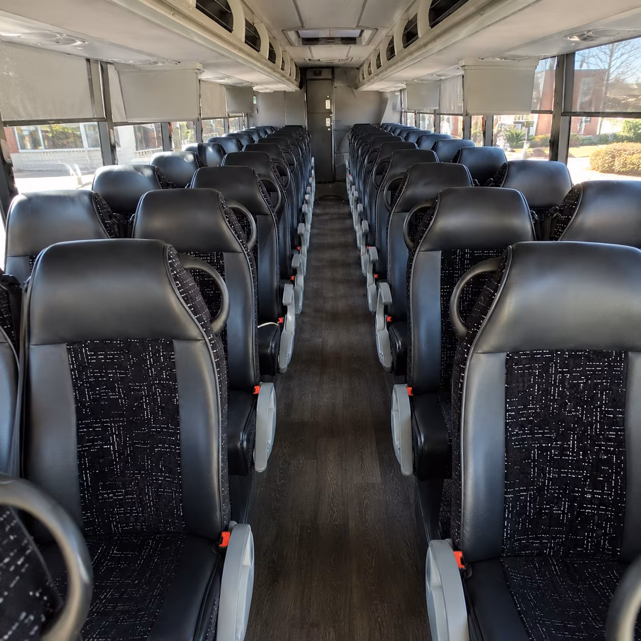 boynton beach 54 passenger charter bus inside