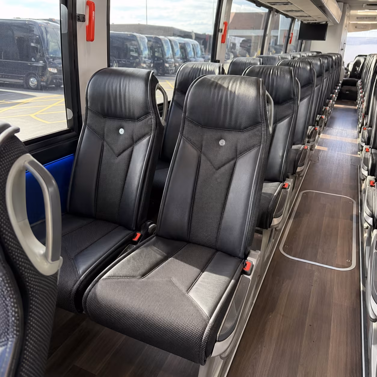 boynton beach charter bus inside