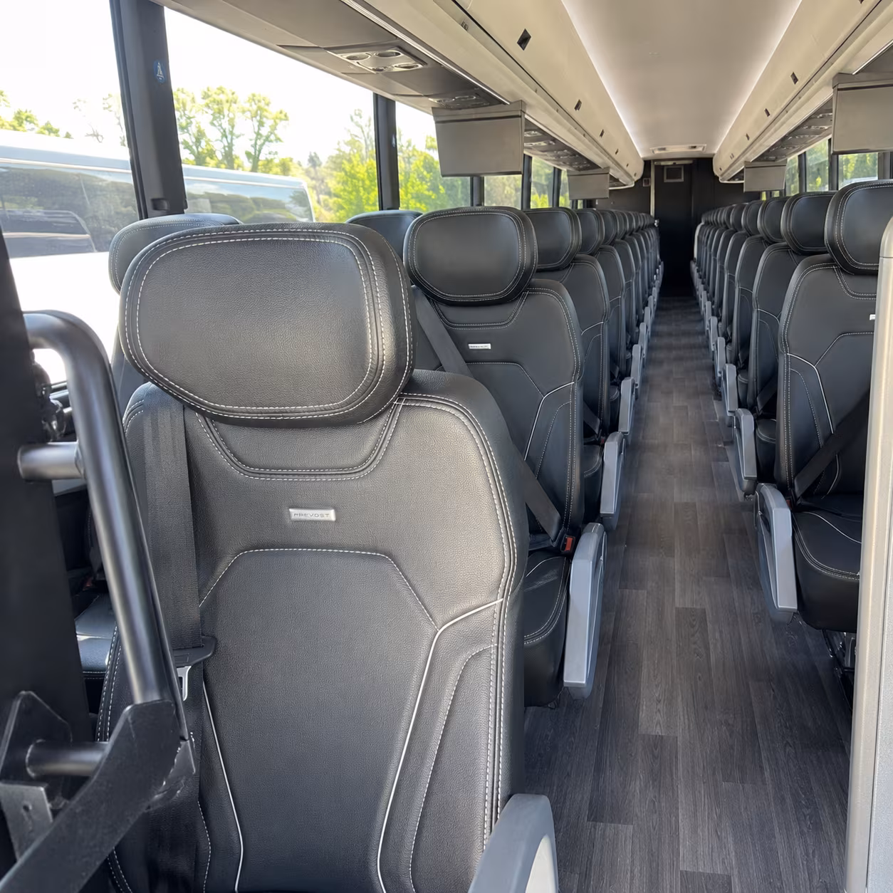boynton beach charter bus interior